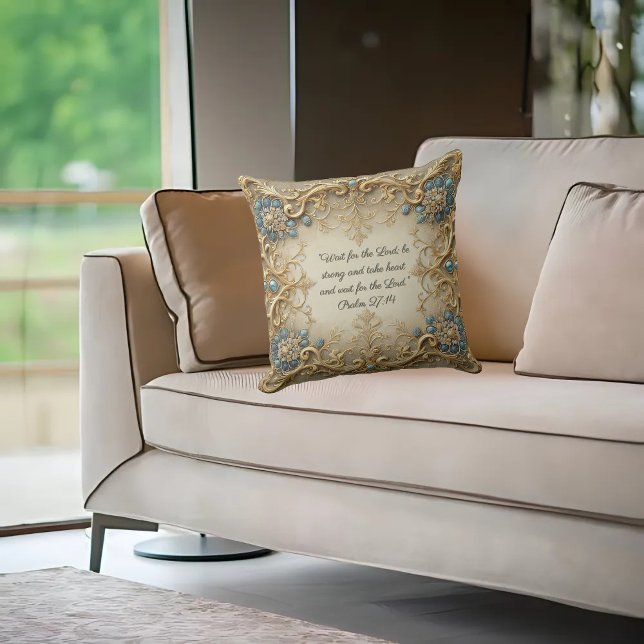 Viktorianische individuell anpassbare Bibelversion Kissen (Von Creator hochgeladen)