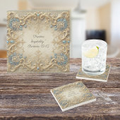 Viktorianische individuell anpassbare Bibelversion Steinuntersetzer