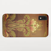 Viktorianische Jugendstil-Blumenfrieze, elegant br Case-Mate iPhone Hülle (Rückseite (Horizontal))