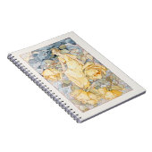 Viktorianische Jugendstil-Gelbe Blume Fairy Notizblock (Rechte Seite)