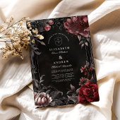 Viktorianische Jugendstil-Hochzeit Einladung