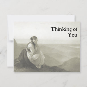 Viktorianische Jungfrau Postkarte