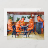 Viktorianische Karottenkarte Postkarte (Vorne/Hinten)