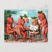 Viktorianische Karottenkarte Postkarte (Vorderseite)