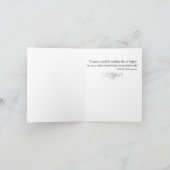 Viktorianische Karte "Denken Sie an Sie" (Innenseite)