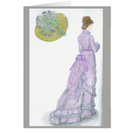 Viktorianische Karte - Liebe, Gedicht