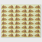 Viktorianische Kätzchen Geschenkpapier (Flach)