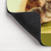 Viktorianische Kätzchen Mousepad (Ecke)