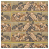 Viktorianische Kätzchen Stoff (Muster)