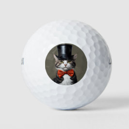 Viktorianische Katze Golfball