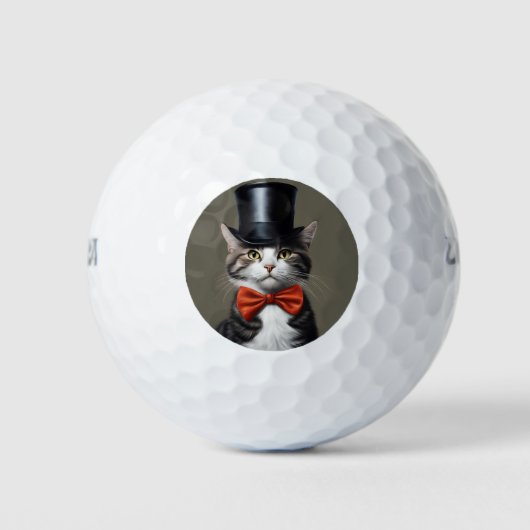 Viktorianische Katze Golfball (Vorderseite)
