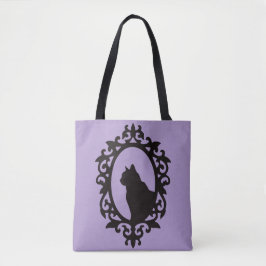 Viktorianische Katze Gothic Tote Bag Tasche