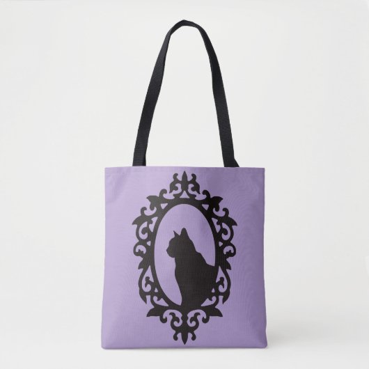 Viktorianische Katze Gothic Tote Bag Tasche (Vorderseite)