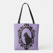 Viktorianische Katze Gothic Tote Bag Tasche (Rückseite)