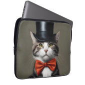 Viktorianische Katze Laptopschutzhülle (Vorne Rechts)