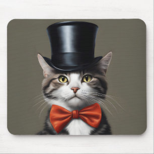 Viktorianische Katze Mousepad