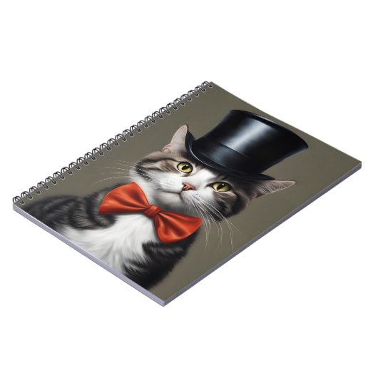 Viktorianische Katze Notizblock (Linke Seite)