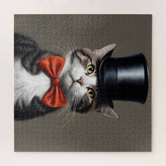 Viktorianische Katze Puzzle (Horizontal)