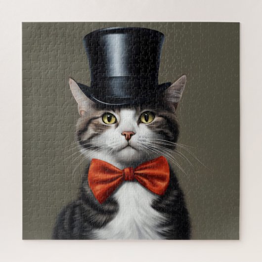 Viktorianische Katze Puzzle (Vertikal)