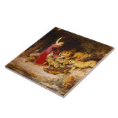 Viktorianische Keramik Fliese (Seite)