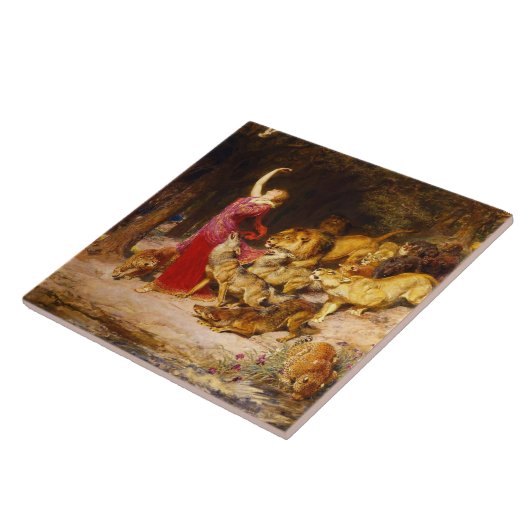 Viktorianische Keramik Fliese (Seite)