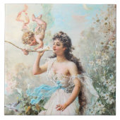 Viktorianische Keramik Fliese (Vorderseite)