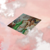 Viktorianische Keramik Fliese