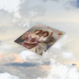 Viktorianische Keramik Fliese