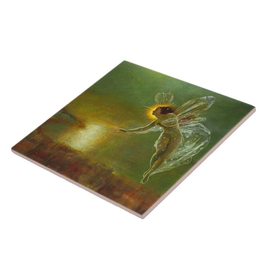 Viktorianische Keramik Fliese (Seite)