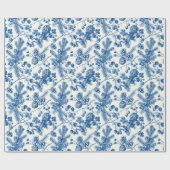 Viktorianische Kiefernzapfen und Branchen Weihnach Geschenkpapier (Flach)