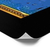 Viktorianische Kinder auf dem Mond Vintage Poster (Ecke)