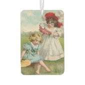 Viktorianische Kinder Autolufterfrischer (Rückseite)