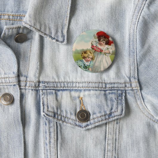 Viktorianische Kinder Button (Beispiel)
