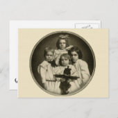 Viktorianische Kinder Funny Creepy Evil Demonic 19 Postkarte (Vorne/Hinten)