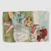 Viktorianische Kinder Golfhandtuch (Horizontal)