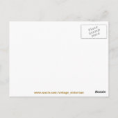 Viktorianische Kinder im Spiel Postkarte (Rückseite)