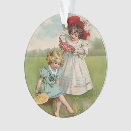 Viktorianische Kinder Ornament (Vorderseite)