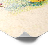 Viktorianische Kinder Osterfest Sonniges Feld Poster (Ecke)