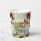 Viktorianische Kinder Pappbecher (Rückseite)