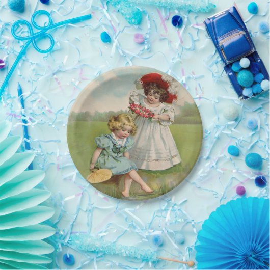 Viktorianische Kinder Pappteller (Party)