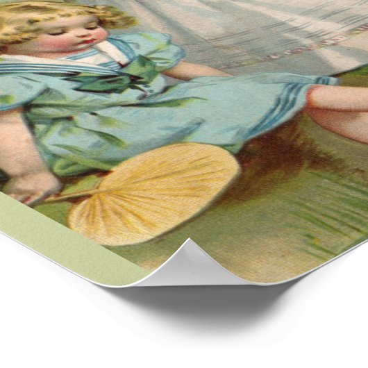 Viktorianische Kinder Poster (Ecke)