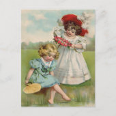 Viktorianische Kinder Postkarte (Vorderseite)