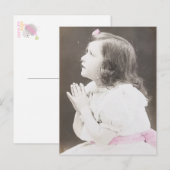 Viktorianische Kinder Postkarte (Vorne/Hinten)