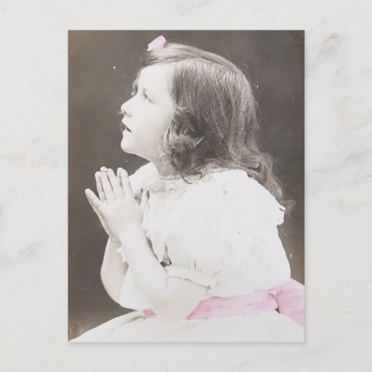 Viktorianische Kinder Postkarte (Vorderseite)