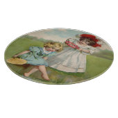 Viktorianische Kinder Schneidebrett (Ecke)