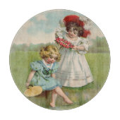 Viktorianische Kinder Schneidebrett (Vorderseite)