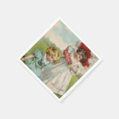 Viktorianische Kinder Serviette (Ecke)