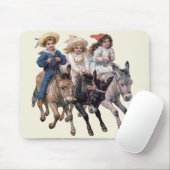 Viktorianische Kinder und Pferde Mousepad (Mit Mouse)