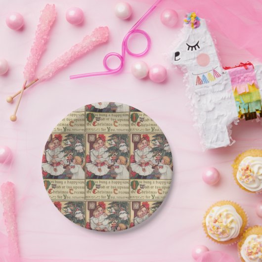 Viktorianische KinderVintager Pappteller (Party)