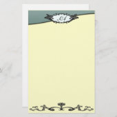 Viktorianische Kleider Briefpapier (Vorne/Hinten)